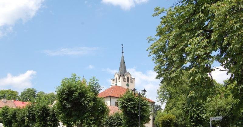 The historic square in Nowy Wiśnicz 