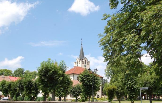The historic square in Nowy Wiśnicz 