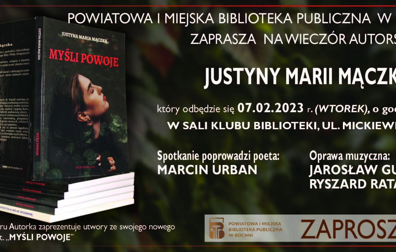 Wieczór Autorski poetki Justyny Marii Mączki