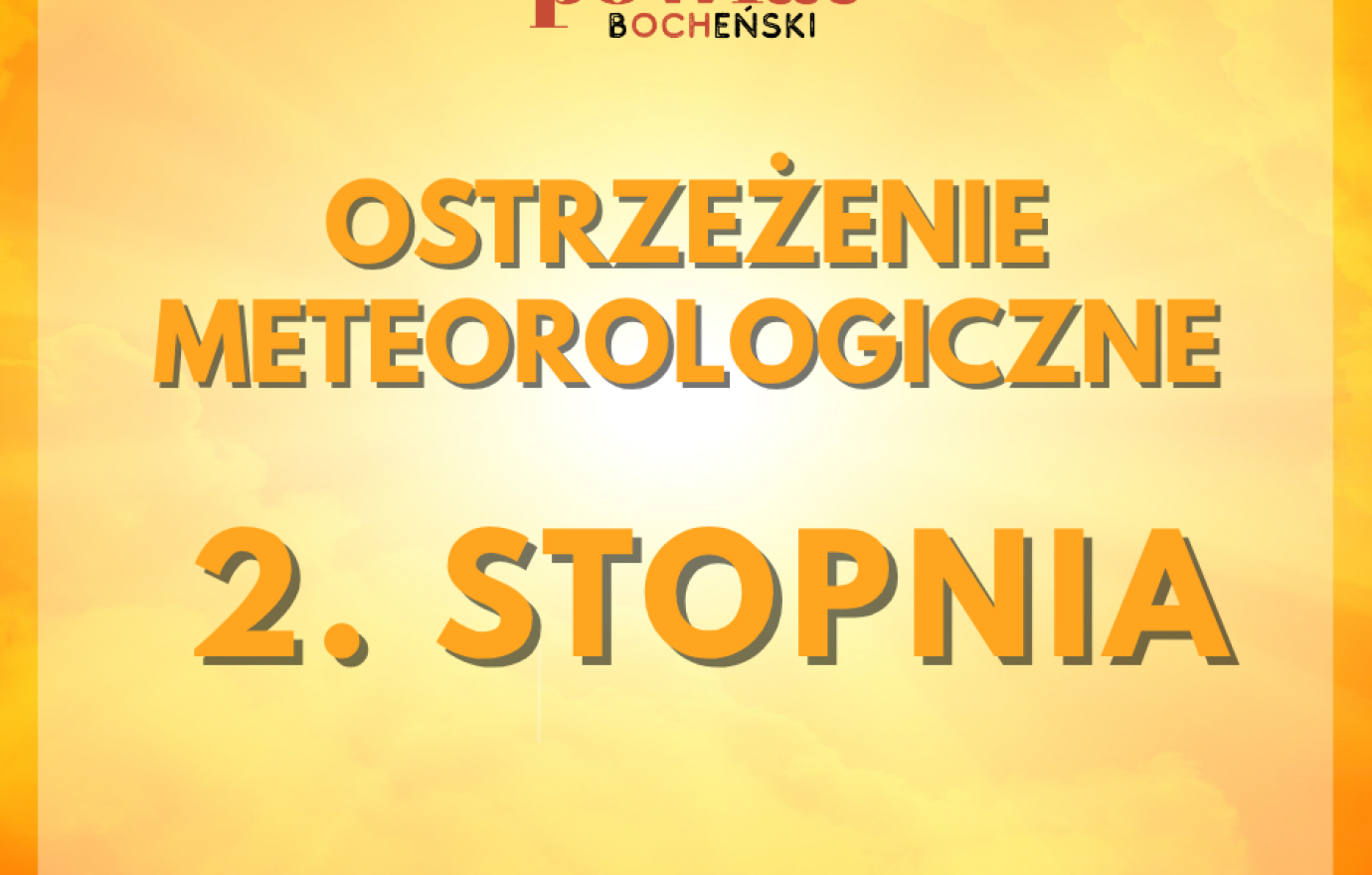 Ostrzeżenie 2. stopnia przed upałami