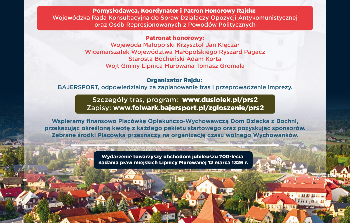 Ruszają zapisy na 2. Pieszy Rajd Solidarnych