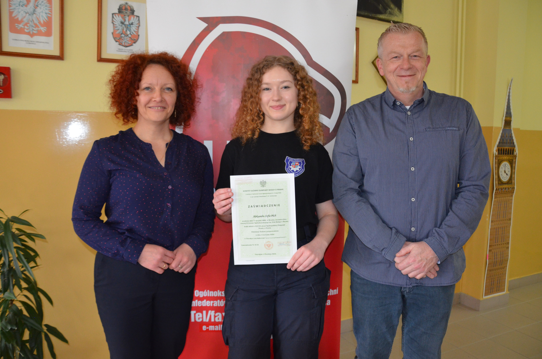 Wielki sukces uczennicy  II LO – Aleksandra Pilch laureatką ogólnopolskiej olimpiady