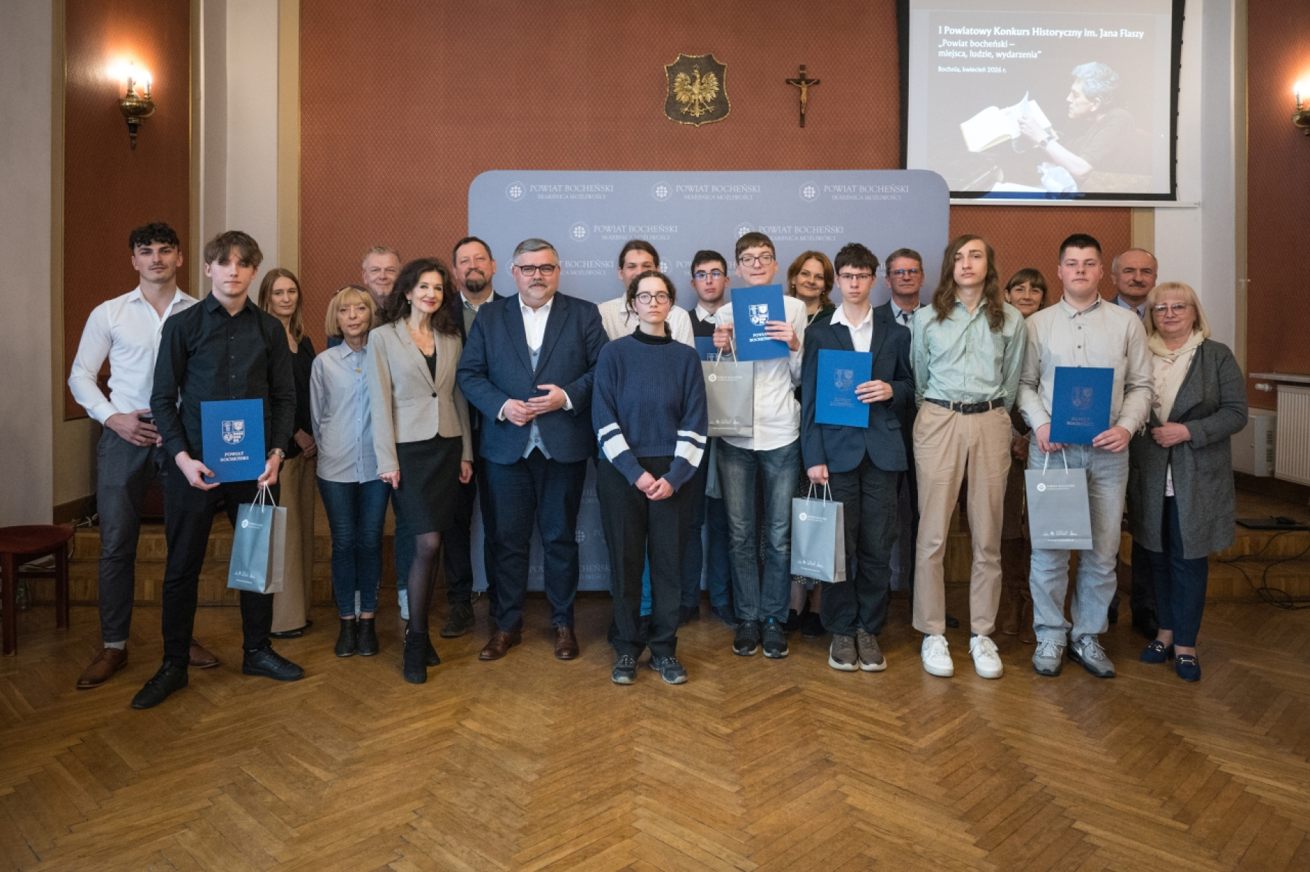 Bartłomiej Węglarz zwycięzcą I Powiatowego Konkursu Historycznego imienia Jan Flasza pt. „Powiat bocheński – miejsca, ludzie, wydarzenia”