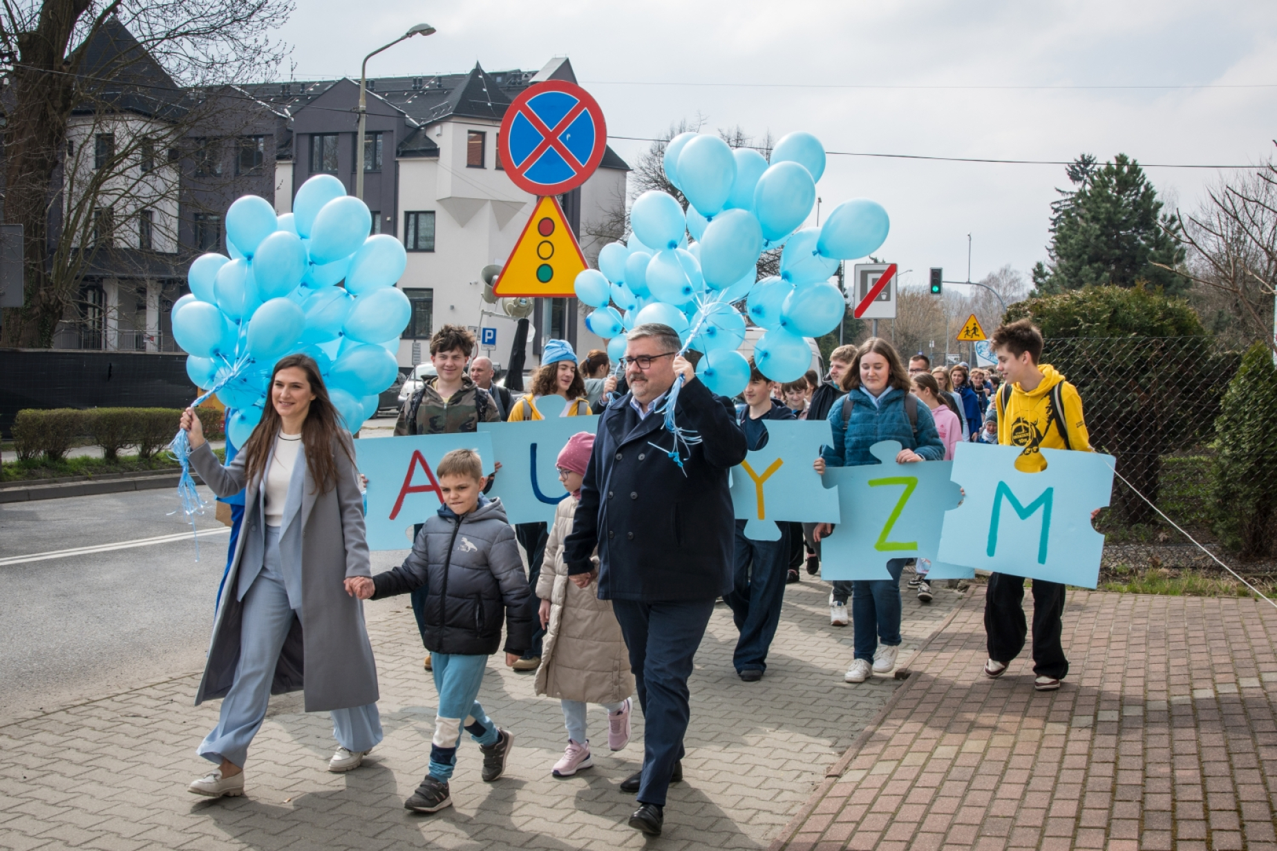 Błękitny marsz przeszedł ulicami Bochni 