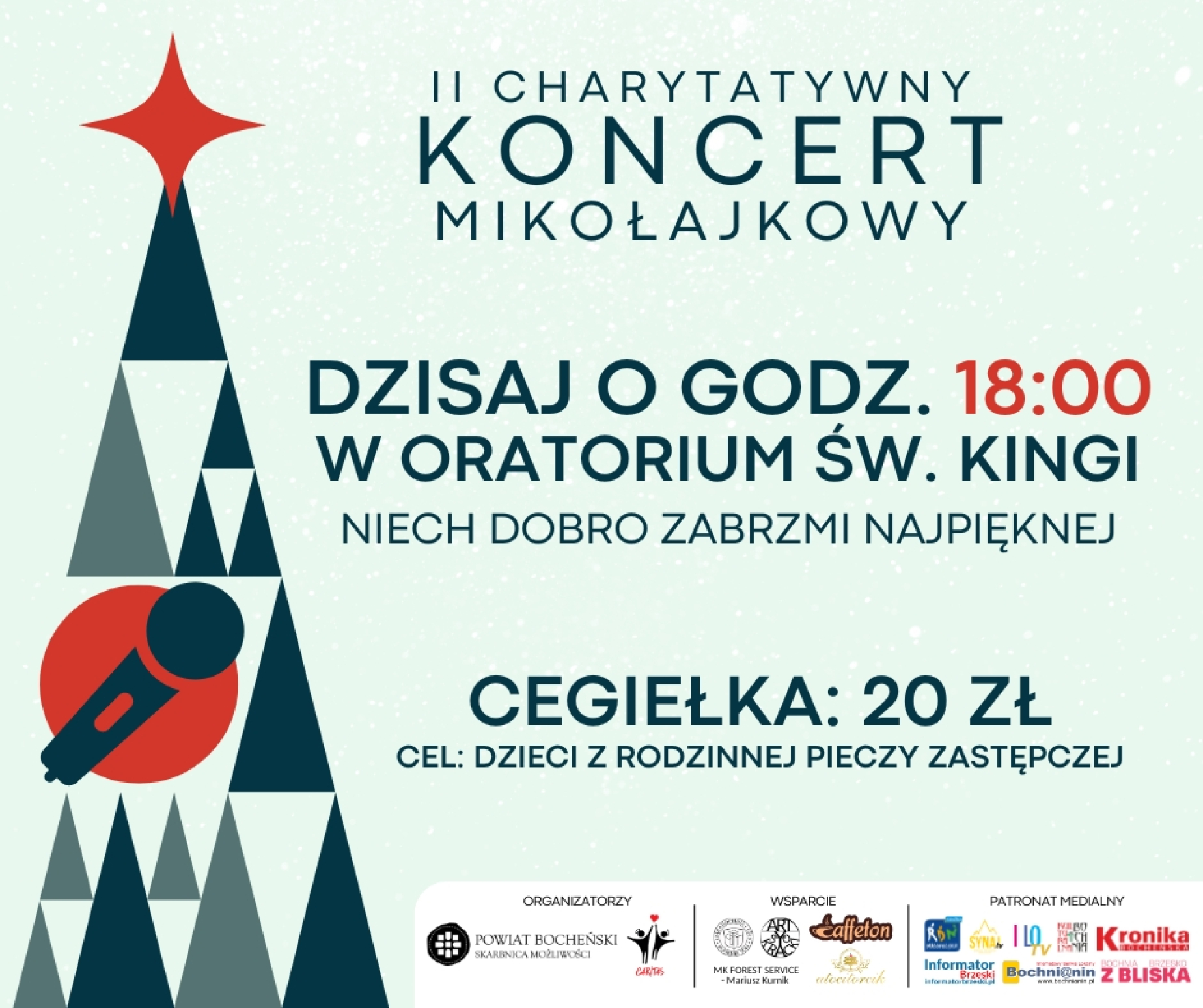 II Charytatywny Koncert Mikołajkowy już dziś w Bochni
