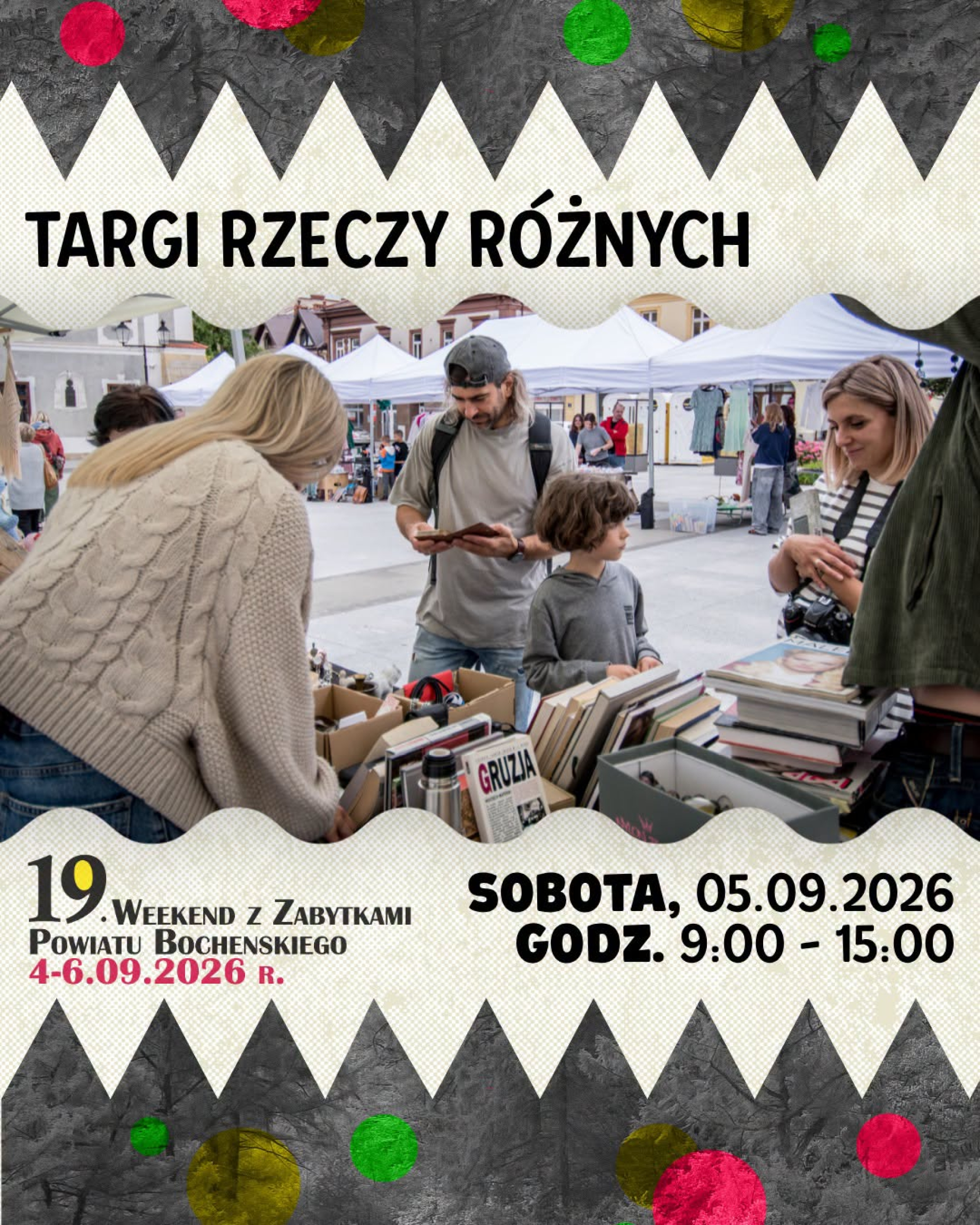 Ruszyły zapisy na II Targi Rzeczy Różnych w ramach Weekendu z Zabytkami Powiatu Bocheńskiego 