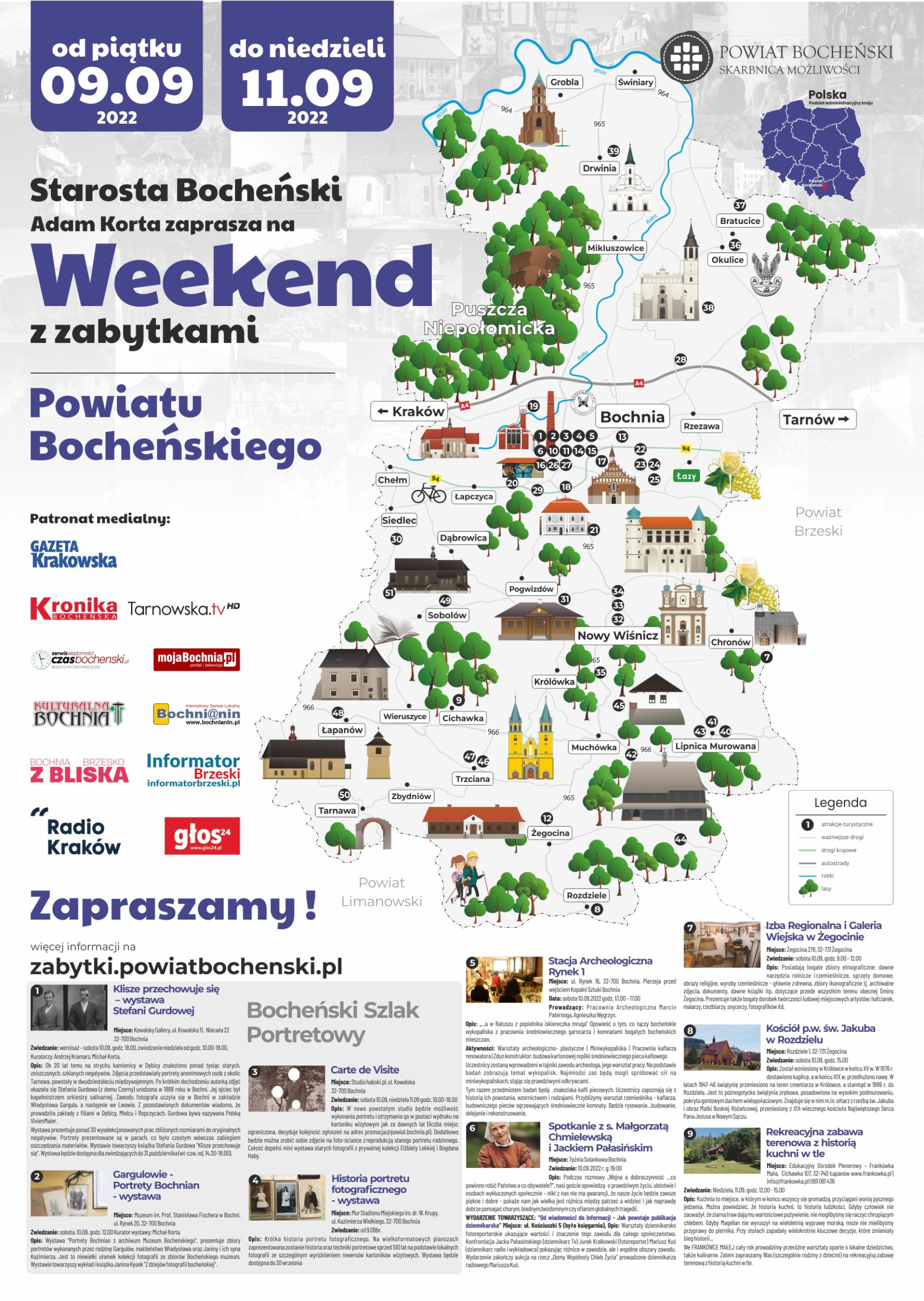 Weekend z zabytkami Powiatu Bocheńskiego