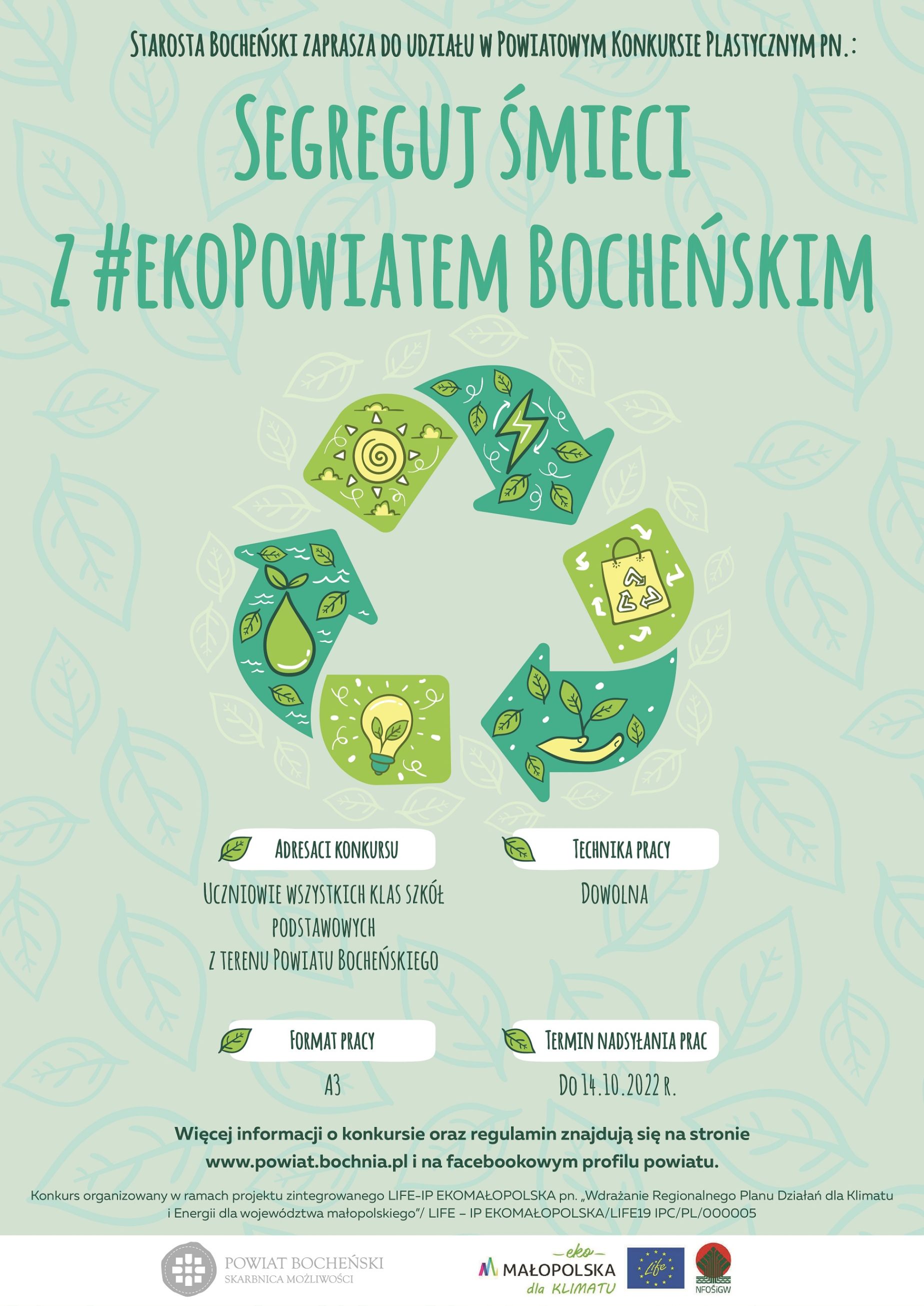 Segreguj śmieci z #ekoPowiatem Bocheńskim