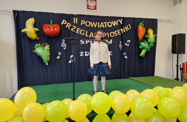 II Powiatowy Przegląd Piosenki Dziecięcej pod hasłem „Śpiewaj na zdrowie”