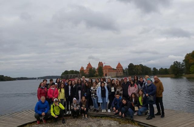 Uczniowie II LO w Wilnie