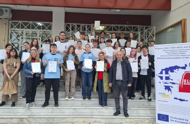 Edukacja ponad granicami – kolejny sukces Erasmusa  w II LO w Bochni