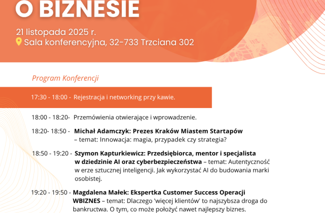 Trzciana zaprasza na konferencję „Porozmawiajmy o biznesie”