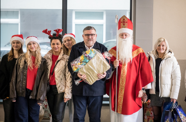 Mikołaj odwiedził oddział dziecięcy bocheńskiego szpitala