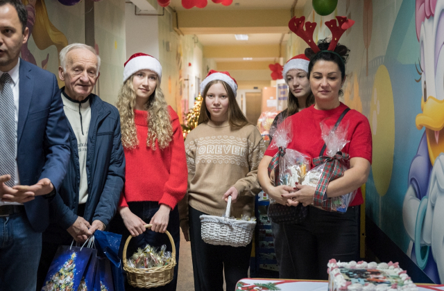 Mikołaj odwiedził oddział dziecięcy bocheńskiego szpitala