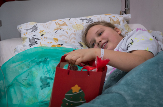 Mikołaj odwiedził oddział dziecięcy bocheńskiego szpitala