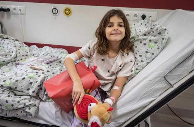 Mikołaj odwiedził oddział dziecięcy bocheńskiego szpitala