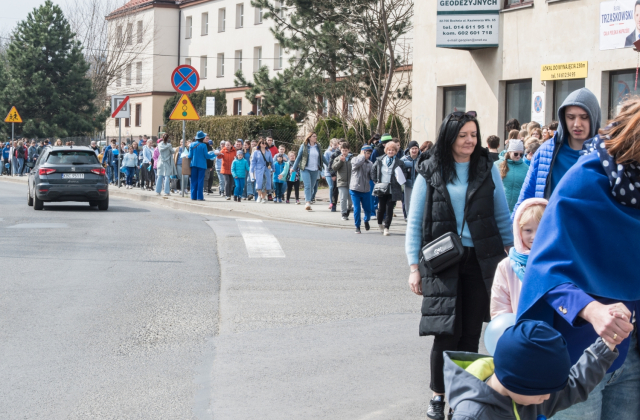 Błękitny marsz przeszedł ulicami Bochni 