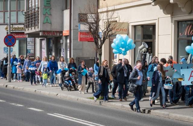 Błękitny marsz przeszedł ulicami Bochni 