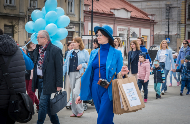 Błękitny marsz przeszedł ulicami Bochni 