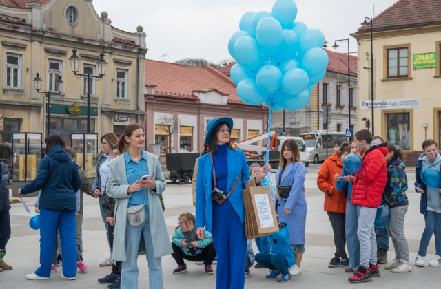Błękitny marsz przeszedł ulicami Bochni 