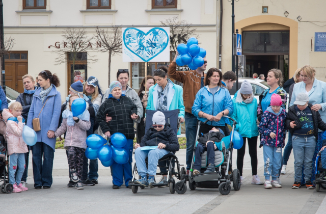 Błękitny marsz przeszedł ulicami Bochni 