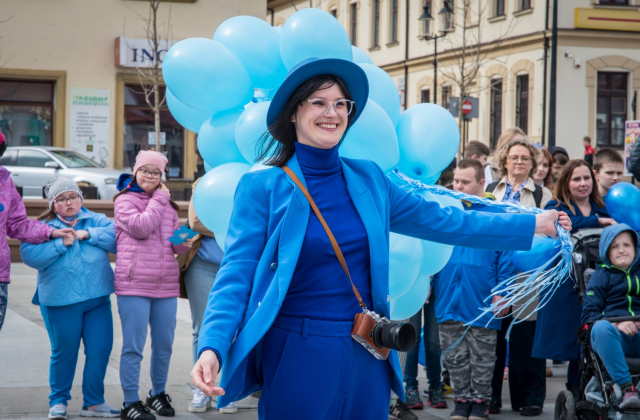 Błękitny marsz przeszedł ulicami Bochni 