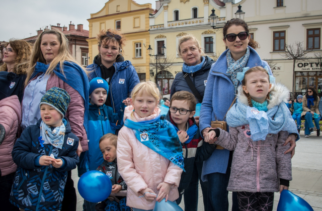 Błękitny marsz przeszedł ulicami Bochni 