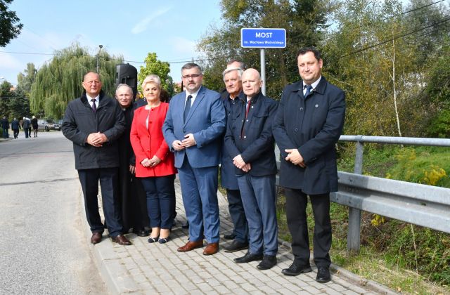 Most w Brzeźnicy otrzymał imię Wacława Woźnickiego