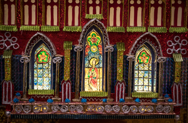 Niezwykła szopka świąteczna w Starostwie 