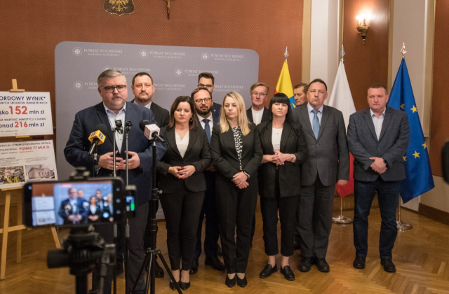 Konferencja prasowa dot. pozyskanych środków zewnęrznych