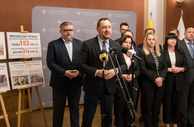 Konferencja prasowa dot. pozyskanych środków zewnęrznych