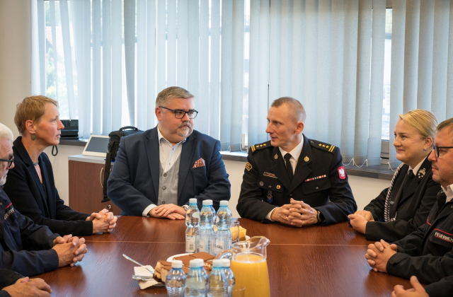 Strażacy z Saarlouis z wizytą w powiecie bocheńskim