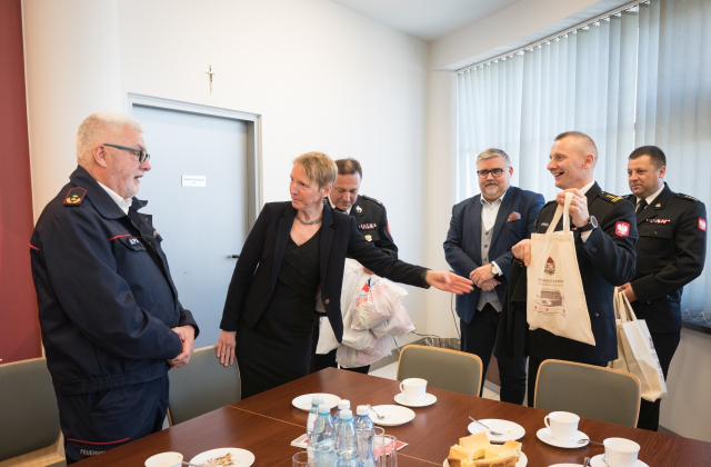 Strażacy z Saarlouis z wizytą w powiecie bocheńskim