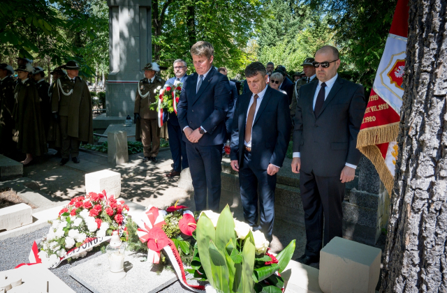 Miejsce pochówku gen. bryg. Jerzego Dobrodzickiego z tytułem Grobu Weterana Walk o Wolność i Niepodległość Polski