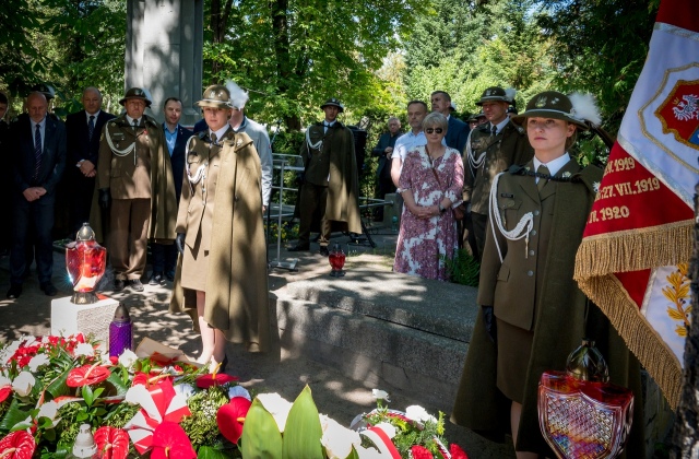 Miejsce pochówku gen. bryg. Jerzego Dobrodzickiego z tytułem Grobu Weterana Walk o Wolność i Niepodległość Polski