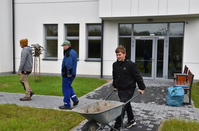 Uczniowie CKZiU w Łapanowie 