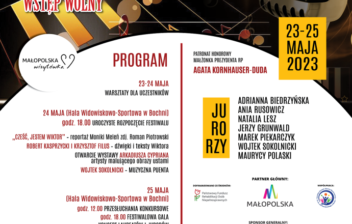 16. Małopolski Festiwal Piosenki "Integracja malowana dźwiękiem"