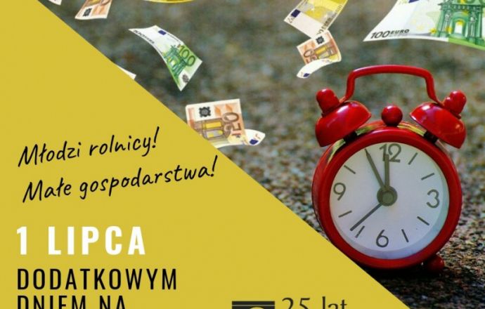 1 lipca dodatkowym dniem na wnioski dla rolników