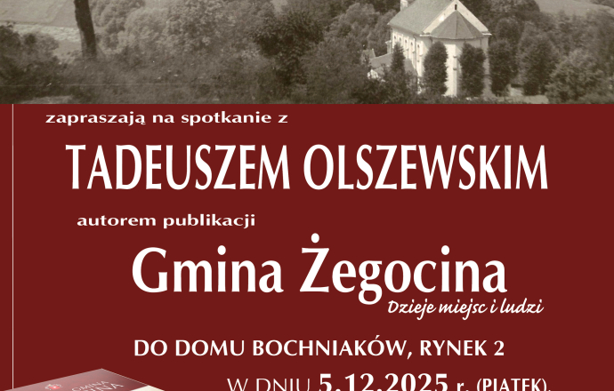 Spotkanie autorskie z Tadeuszem Olszewskim w Domu Bochniaków