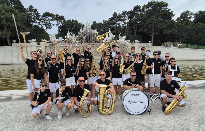 Strażacka Orkiestra Dęta z Królówki z koncertem na Kahlenbergu