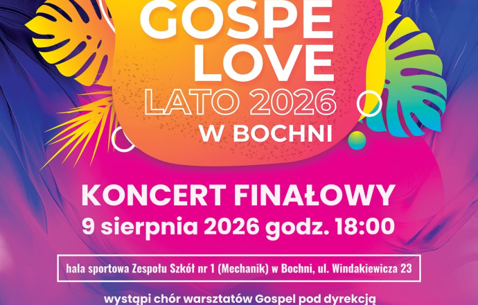 Koncert Finałowy Festiwalu GospeLOVE Lato 2026