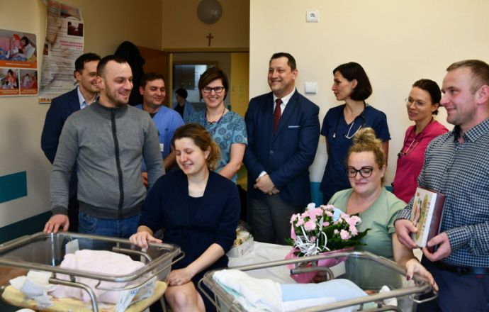 Julka i Nikodem dzieci urodzone w bocheńskim szpitalu