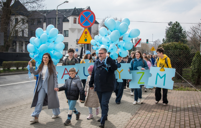 Błękitny marsz przeszedł ulicami Bochni 
