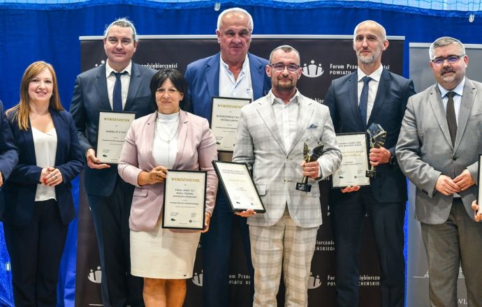 Pracodawcy nagrodzeni i wyróźnieni podczas Forum Przedsiębiorczości Powiatu Bocheńskiego