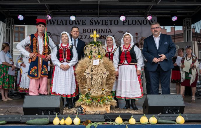 Powiatowe święto Plonów w Bochni 