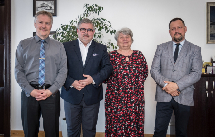 Spotkanie w starostwie - wspólnie o przyszłości szkolnictwa w powiecie.