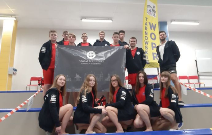 Powiat wsparł bocheńskich pływaków na Mistrzostwach Polski w Ratownictwie Wodnym