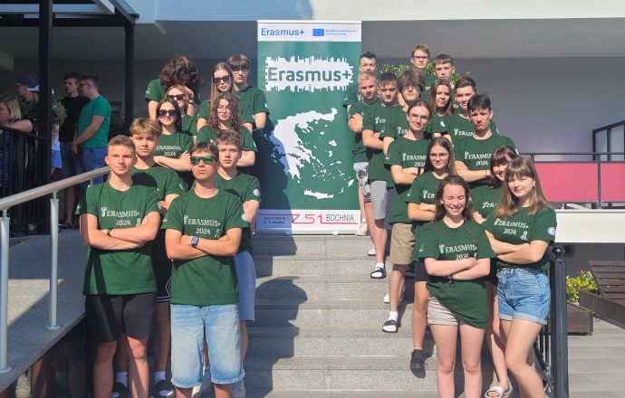 Uczniowie Mechanika na stażu w Grecji