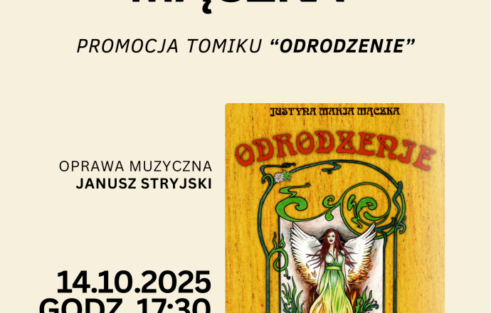 Spotkanie autorskie z Justyną Marią Mączką w bocheńskiej bibliotece – promocja tomiku „Odrodzenie”