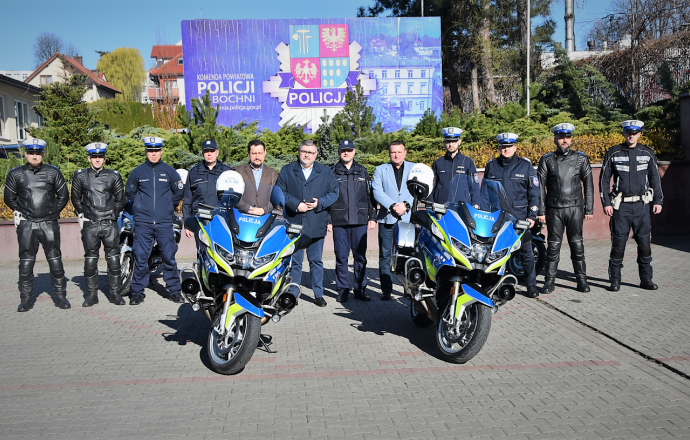 Jednoślady w KPP Bochnia